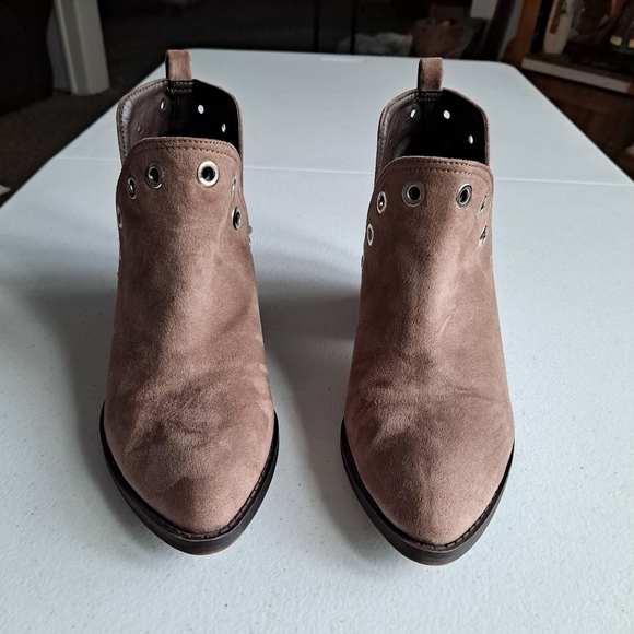 CL by Laundry Grommet Taupe Booties - Picture 3 of 6